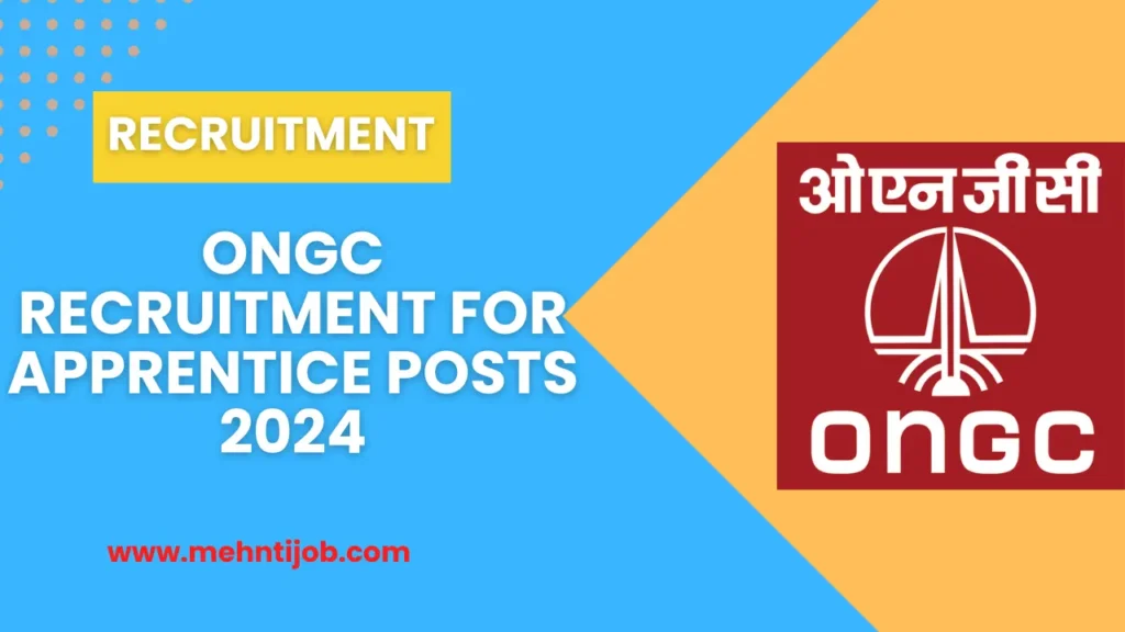 ONGC Recruitment Job Responsibilities